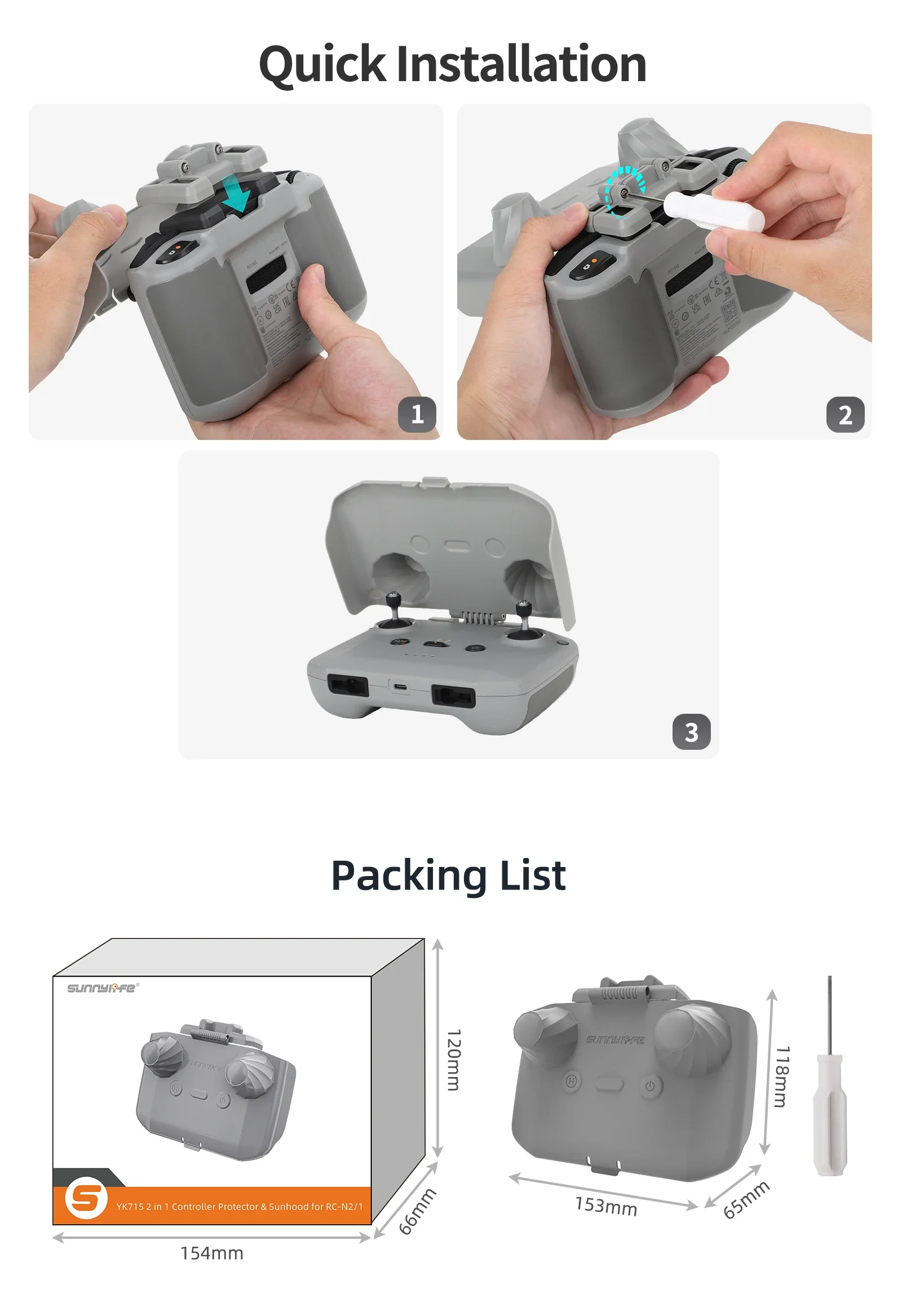 2 in 1 Controller Protector Su – обзор и цена Drone Joystick Cover