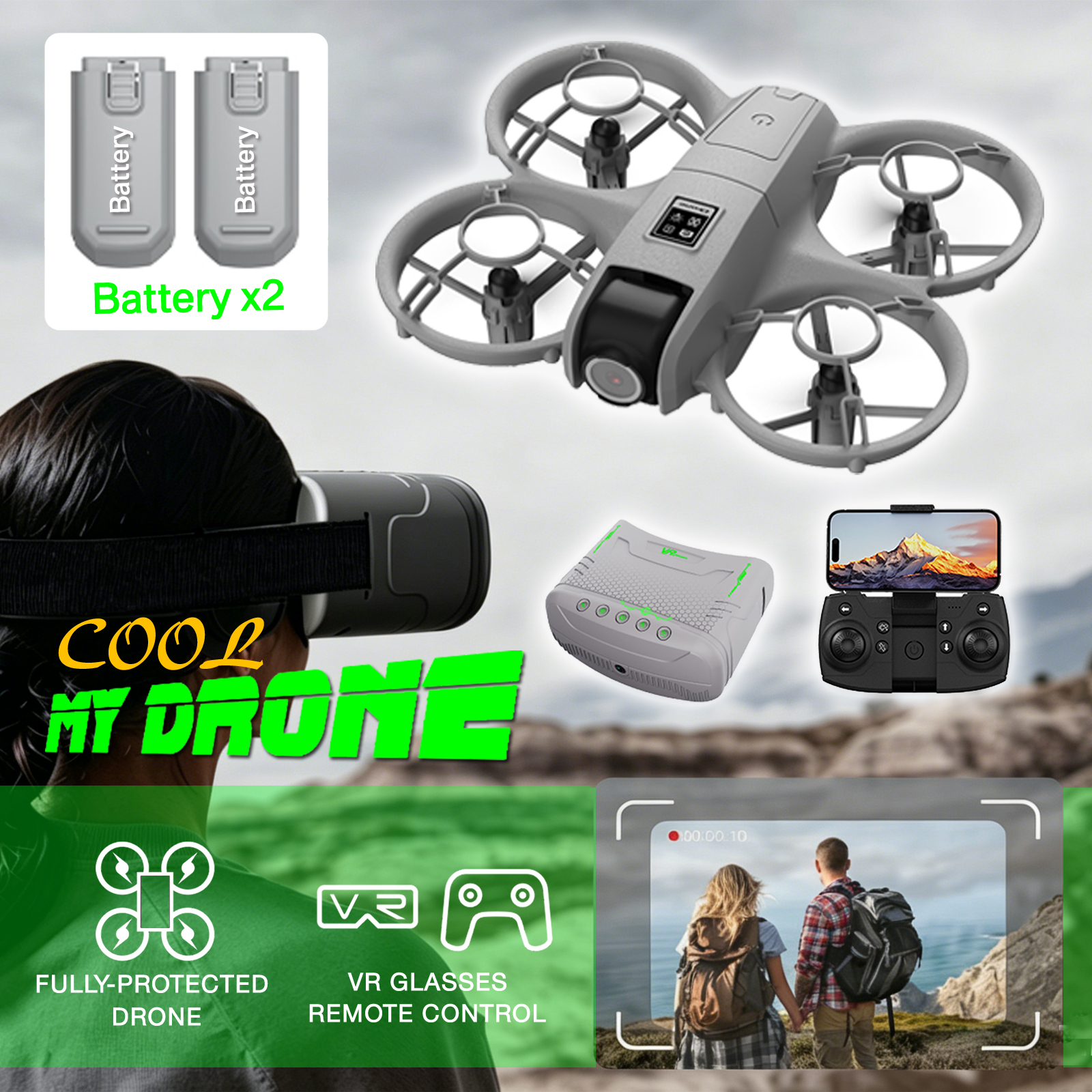 Mini Drone That Is Easy For Be – обзор и цена Drone Power Bank