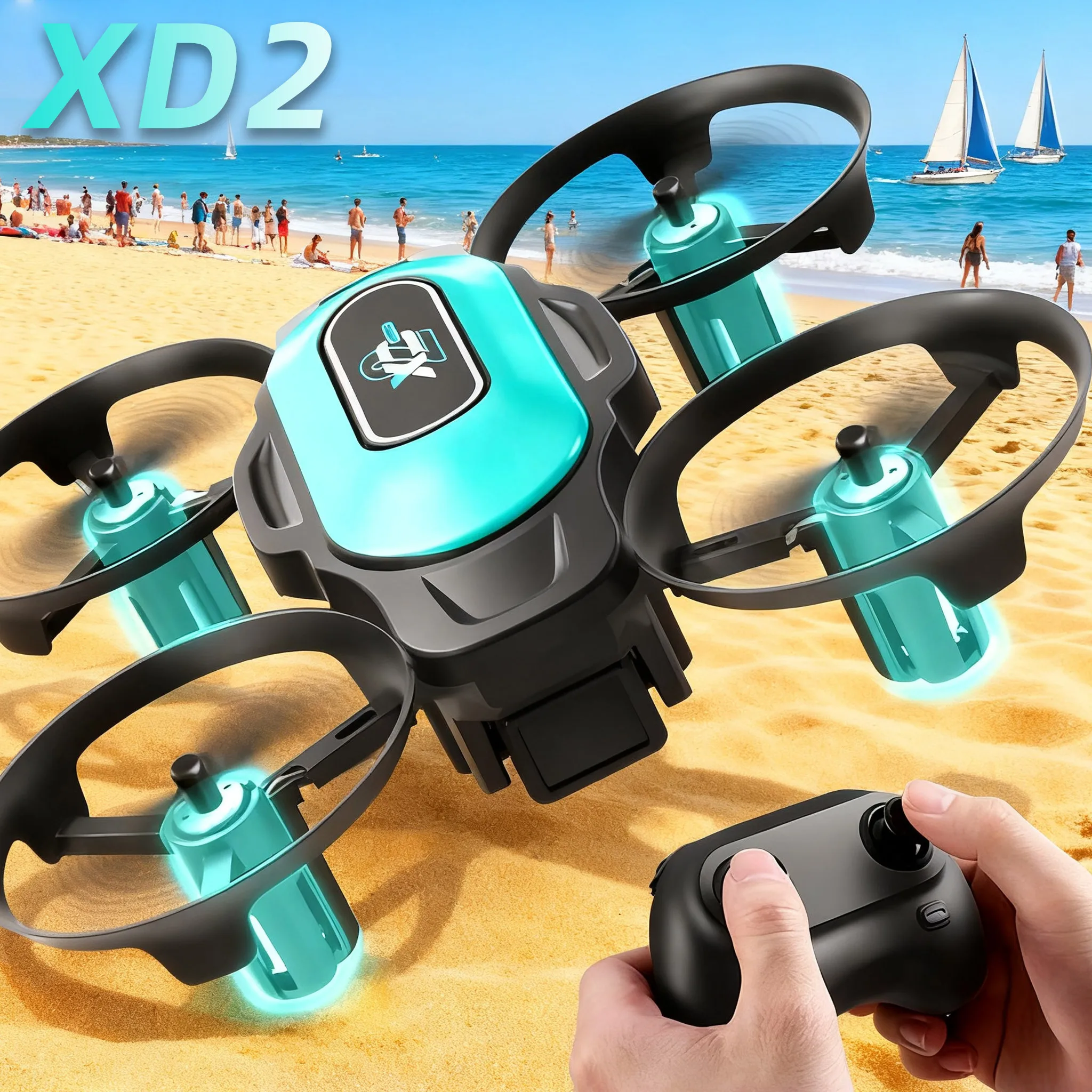 XD2 Mini Drone, 360° Stunt Fli – обзор и цена Drone Controller Screen