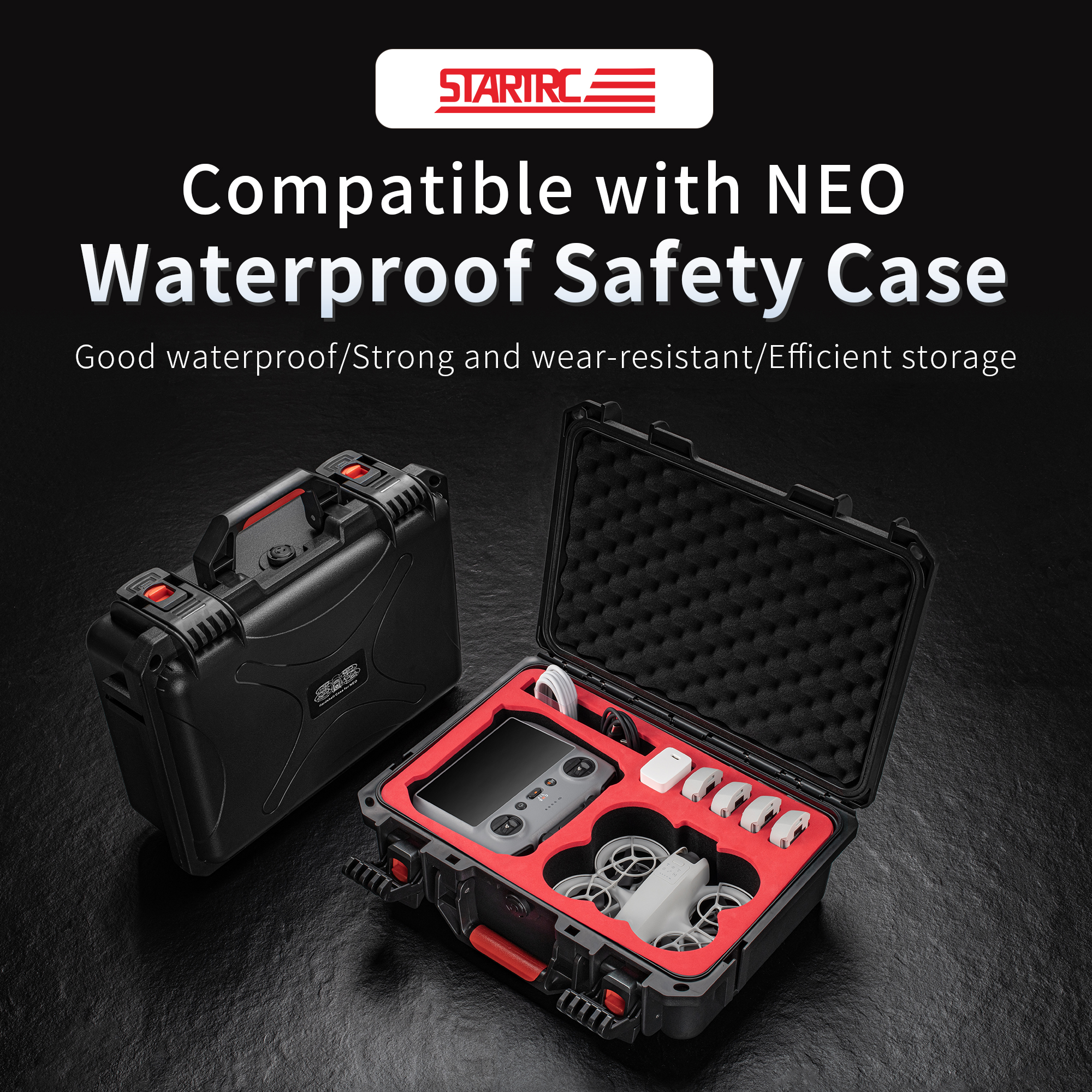 Portable Hard Waterproof Case  – обзор и цена Drone Joystick Cover