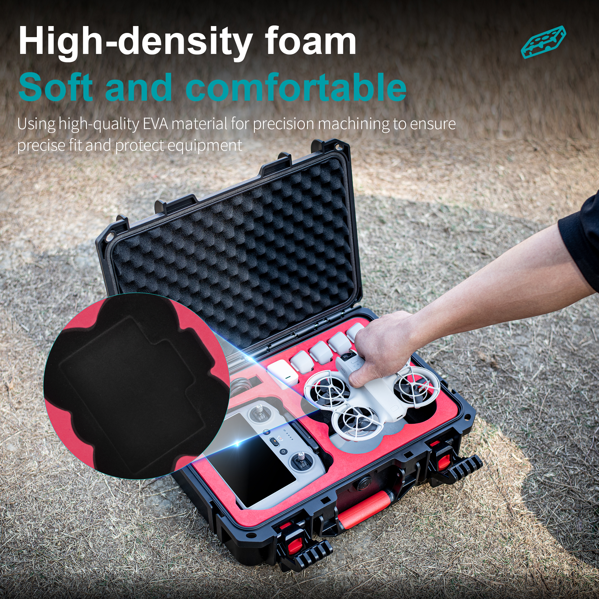 Portable Hard Waterproof Case  – обзор и цена Drone Joystick Cover