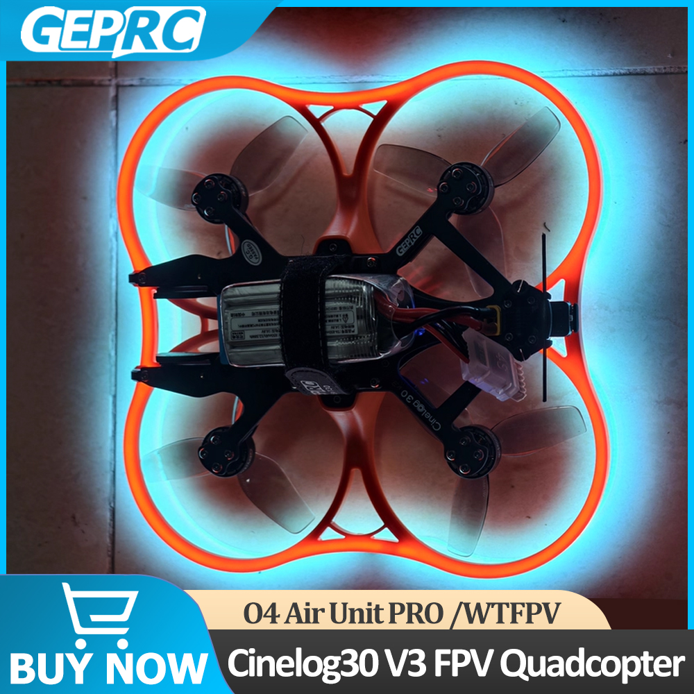 GEPRC Cinelog30 V3 FPV Quadcop – обзор и цена Drone Beacon Light